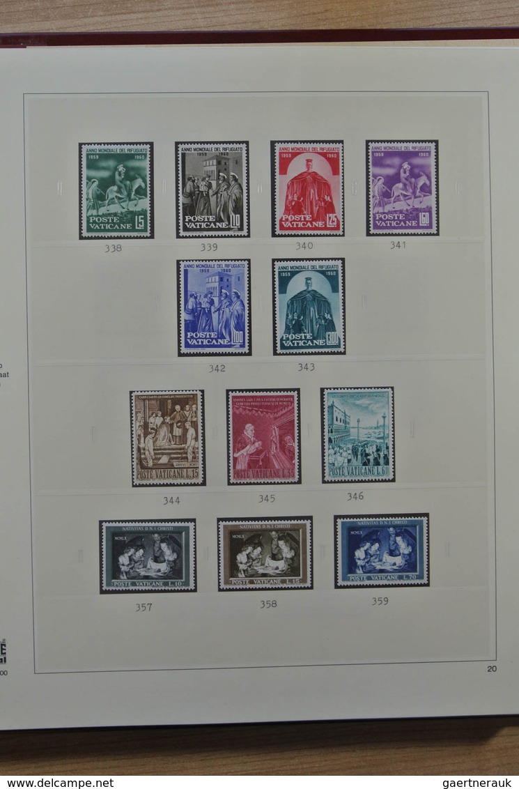 28483 Vatikan: 1929-2003. Almost complete, mostly MNH (older part some mint hinged and regummed) collectio