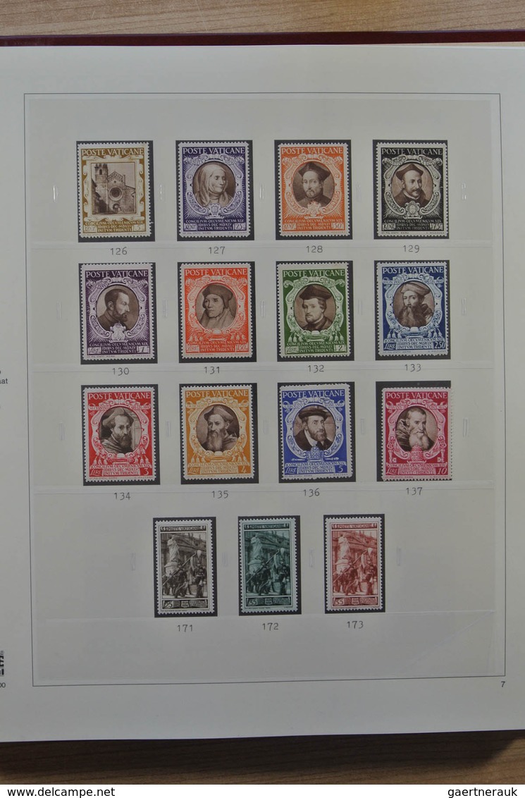 28483 Vatikan: 1929-2003. Almost complete, mostly MNH (older part some mint hinged and regummed) collectio