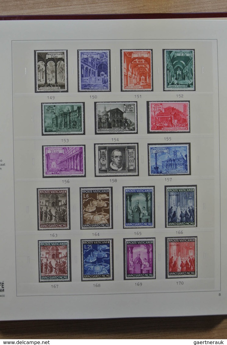 28483 Vatikan: 1929-2003. Almost complete, mostly MNH (older part some mint hinged and regummed) collectio