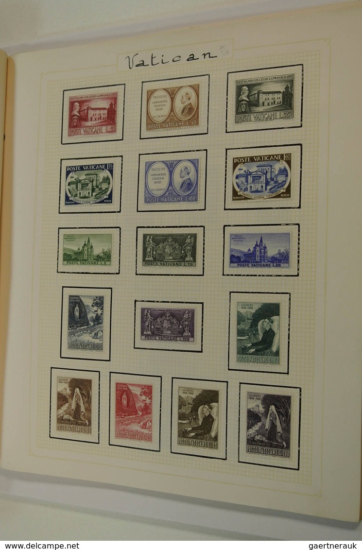 28485 Vatikan: 1929/82: Mainly mint collection Vatican 1929-1982, almost complete, a.o. better airmail, so