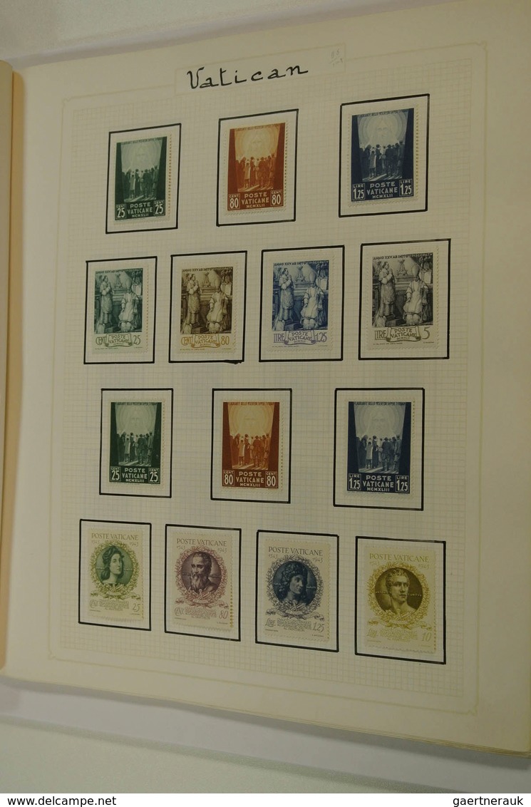 28485 Vatikan: 1929/82: Mainly mint collection Vatican 1929-1982, almost complete, a.o. better airmail, so