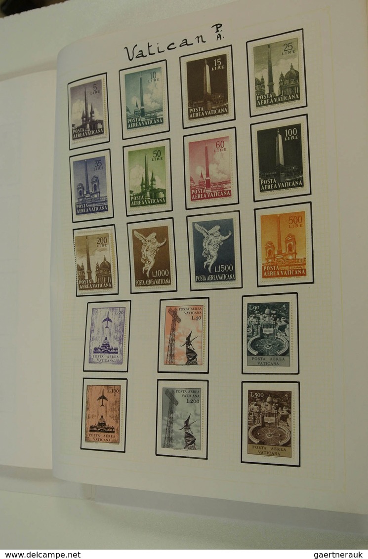 28485 Vatikan: 1929/82: Mainly mint collection Vatican 1929-1982, almost complete, a.o. better airmail, so