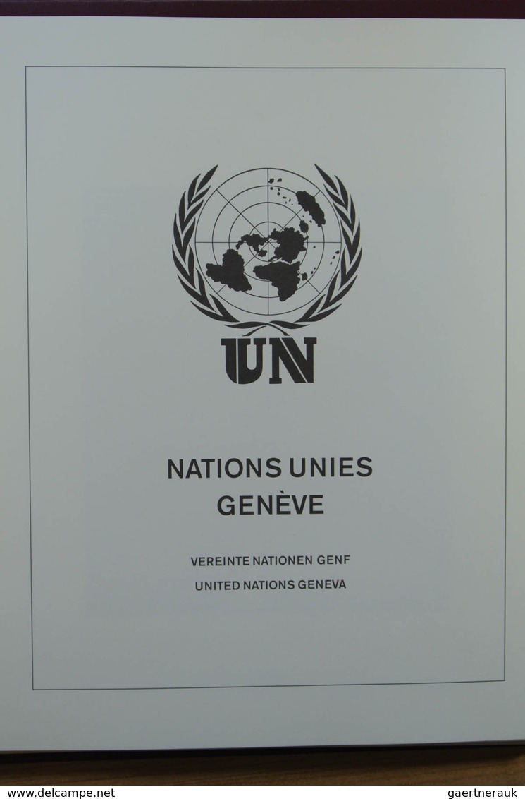 28507 Vereinte Nationen - Genf / Wien: 1969-2001. Well filled, MNH collection United Nations Geneva 1969-2