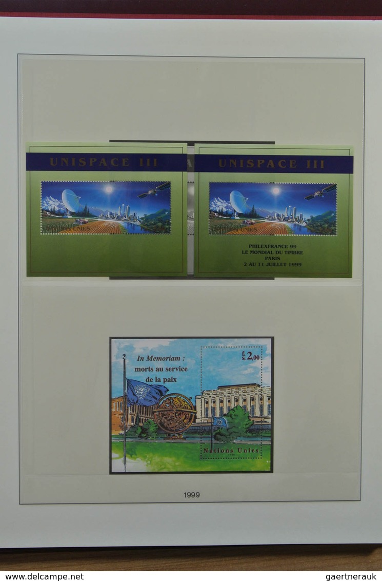 28507 Vereinte Nationen - Genf / Wien: 1969-2001. Well filled, MNH collection United Nations Geneva 1969-2