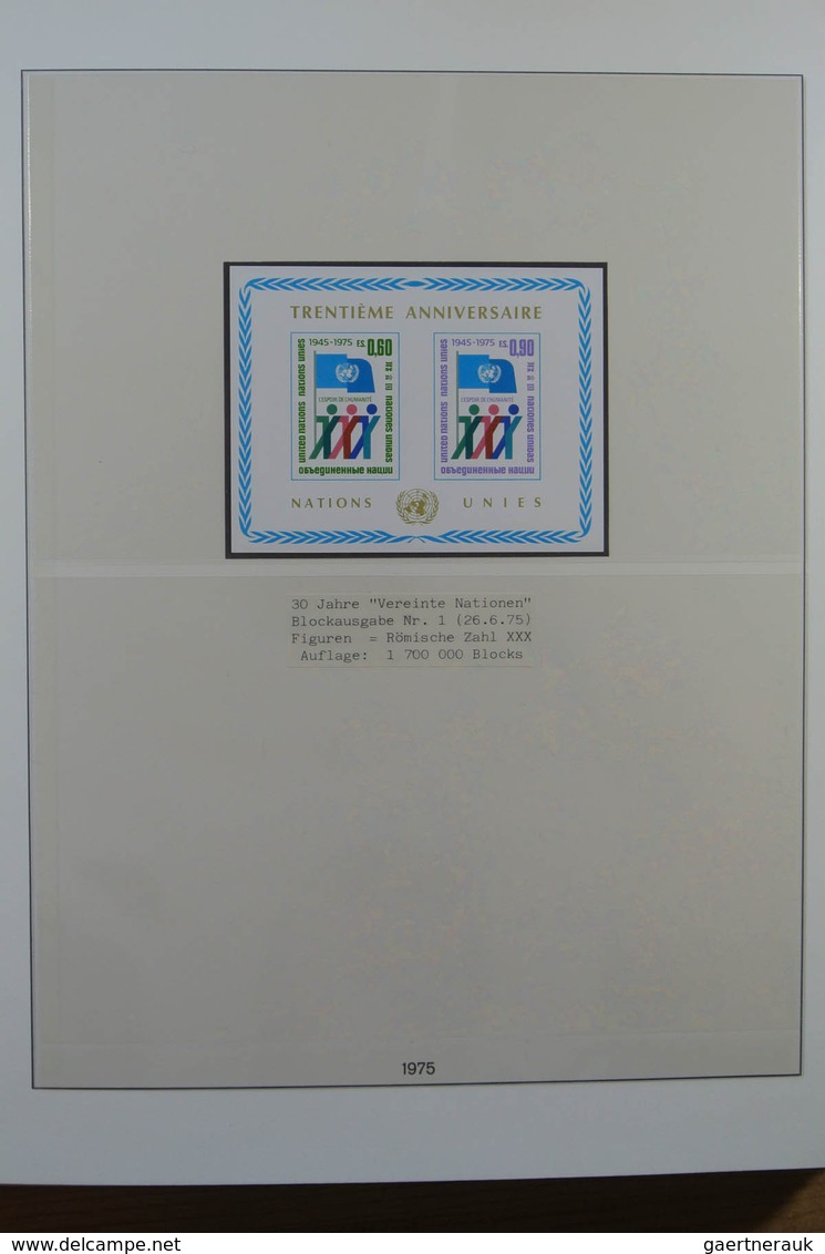 28507 Vereinte Nationen - Genf / Wien: 1969-2001. Well filled, MNH collection United Nations Geneva 1969-2