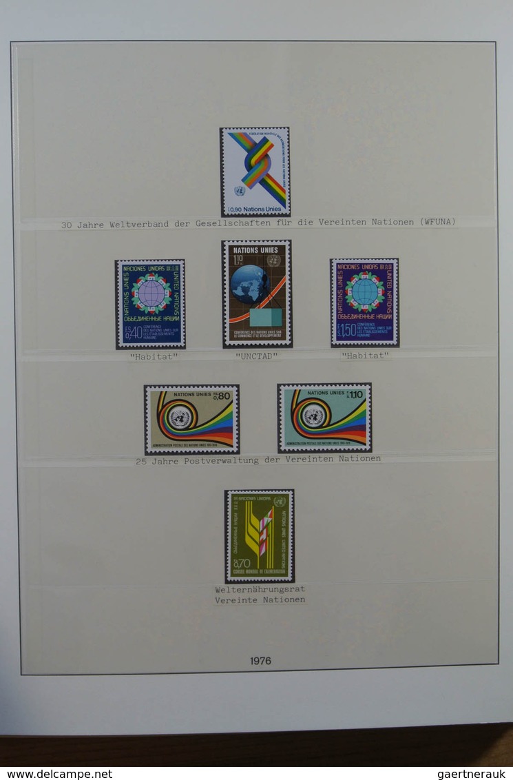 28507 Vereinte Nationen - Genf / Wien: 1969-2001. Well filled, MNH collection United Nations Geneva 1969-2