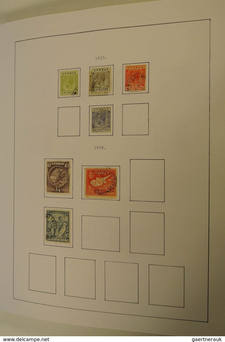 28522 Zypern: 1882-2005. Well filled, MNH, mint hinged and used collection Cyprus 1882-2005 in blanc album