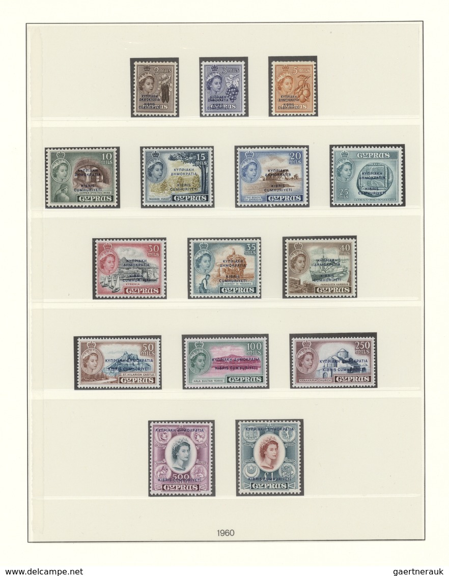 28531 Zypern: 1960-2016, More Than Complete Mint Collection From 1960 (Republic) To Modern In Four Lindner - Autres & Non Classés