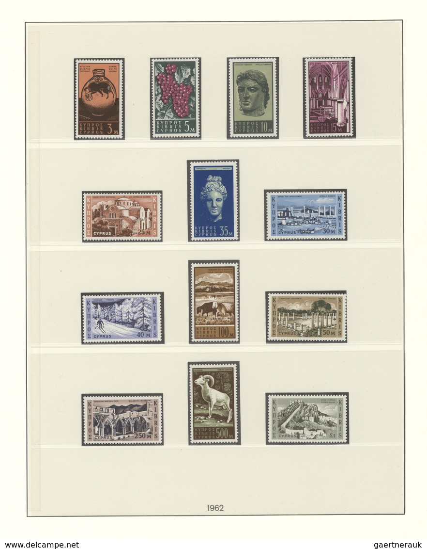 28531 Zypern: 1960-2016, More Than Complete Mint Collection From 1960 (Republic) To Modern In Four Lindner - Autres & Non Classés