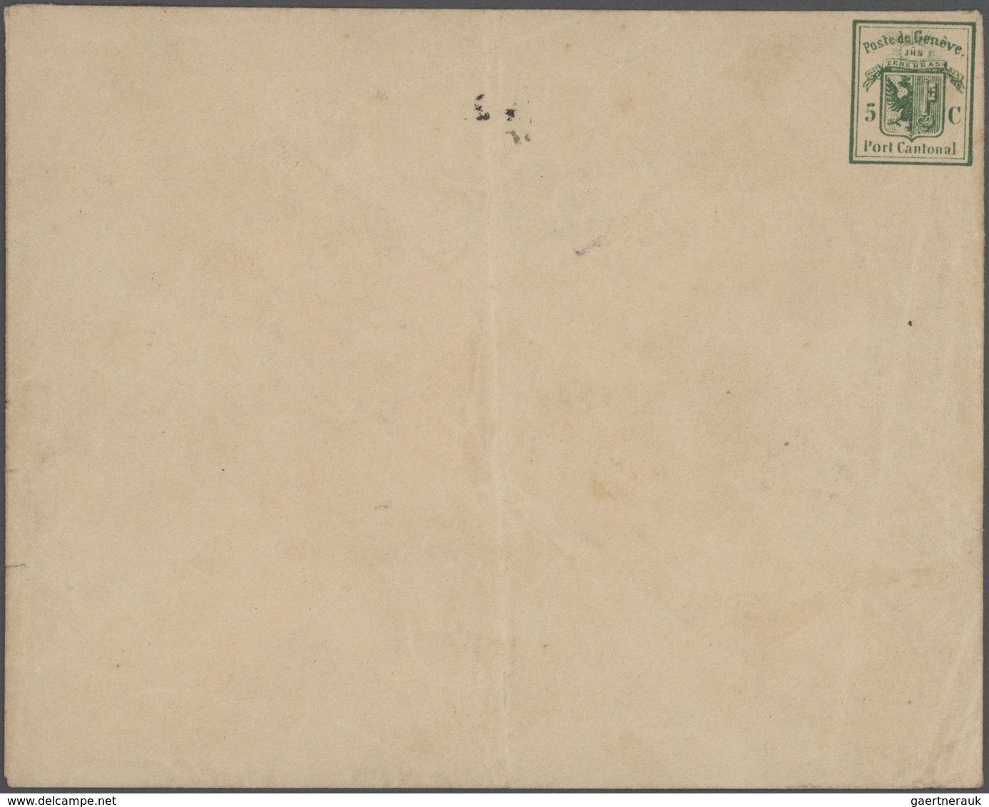 28539 Zypern - Ganzsachen: 1880/1925, Lot Of Ca. 25 Unused Postal Stationery Covers From Michel-No. Eu 1B - Autres & Non Classés