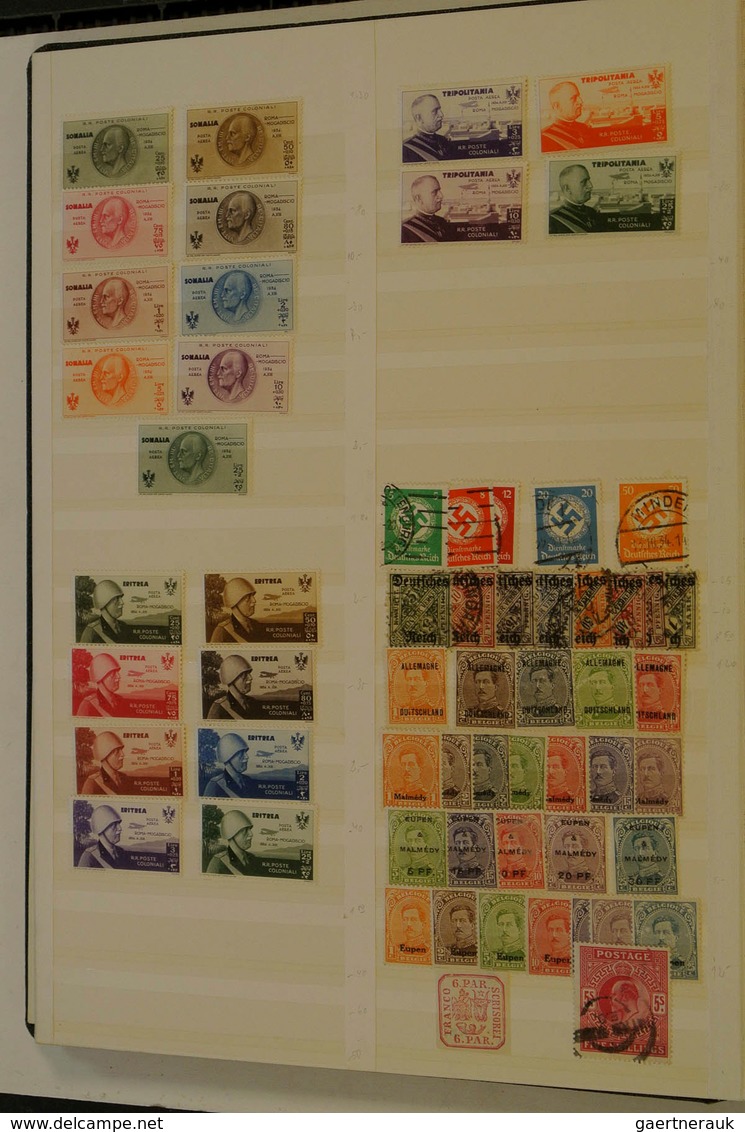 28542 Europa: Various, Much MNH, Material Of European Countries In 4 Stockbooks. Contains Much Bundespost - Sonstige - Europa