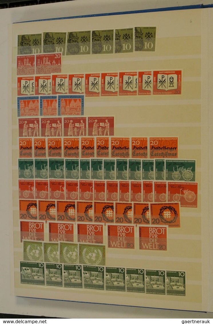 28542 Europa: Various, much MNH, material of European countries in 4 stockbooks. Contains much Bundespost