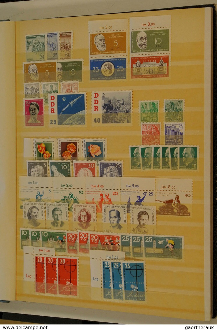 28542 Europa: Various, much MNH, material of European countries in 4 stockbooks. Contains much Bundespost