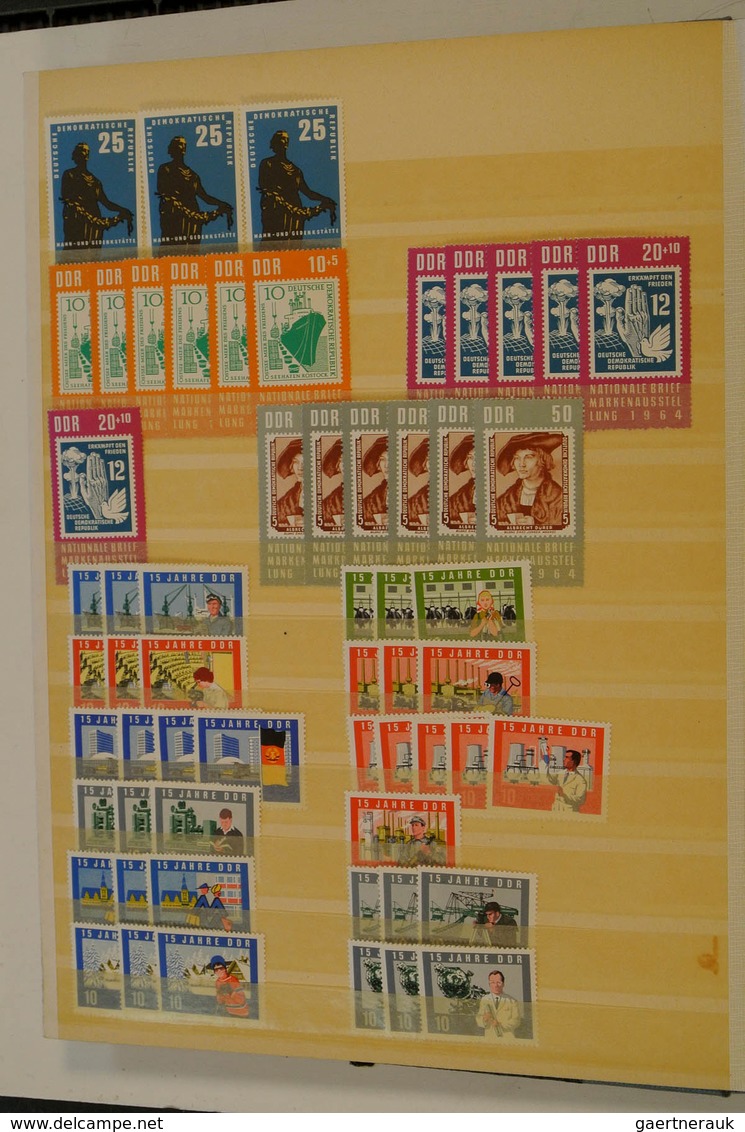 28542 Europa: Various, much MNH, material of European countries in 4 stockbooks. Contains much Bundespost