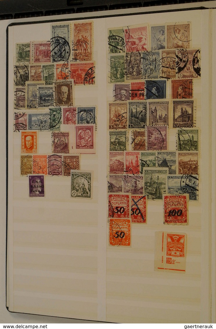 28542 Europa: Various, much MNH, material of European countries in 4 stockbooks. Contains much Bundespost