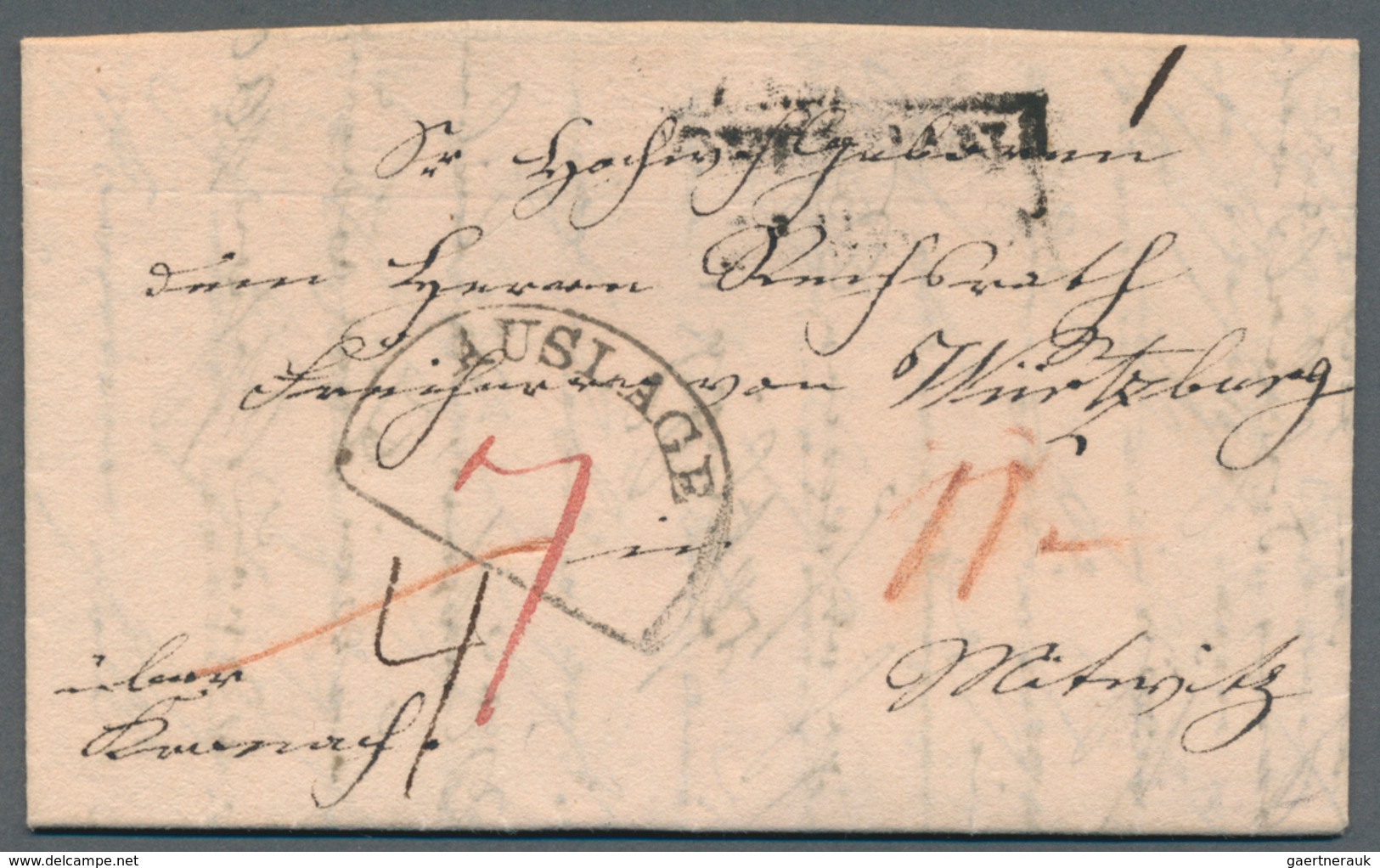 28548 Europa: 1769/1869, European Transit Mail, Collection Of Apprx. 65 (mainly Stampless) Covers, Showing - Autres - Europe