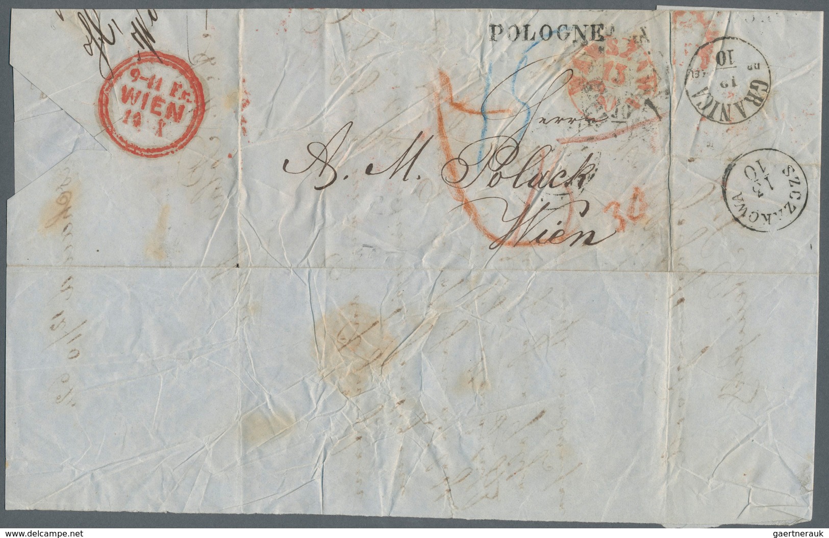 28548 Europa: 1769/1869, European Transit Mail, Collection Of Apprx. 65 (mainly Stampless) Covers, Showing - Autres - Europe