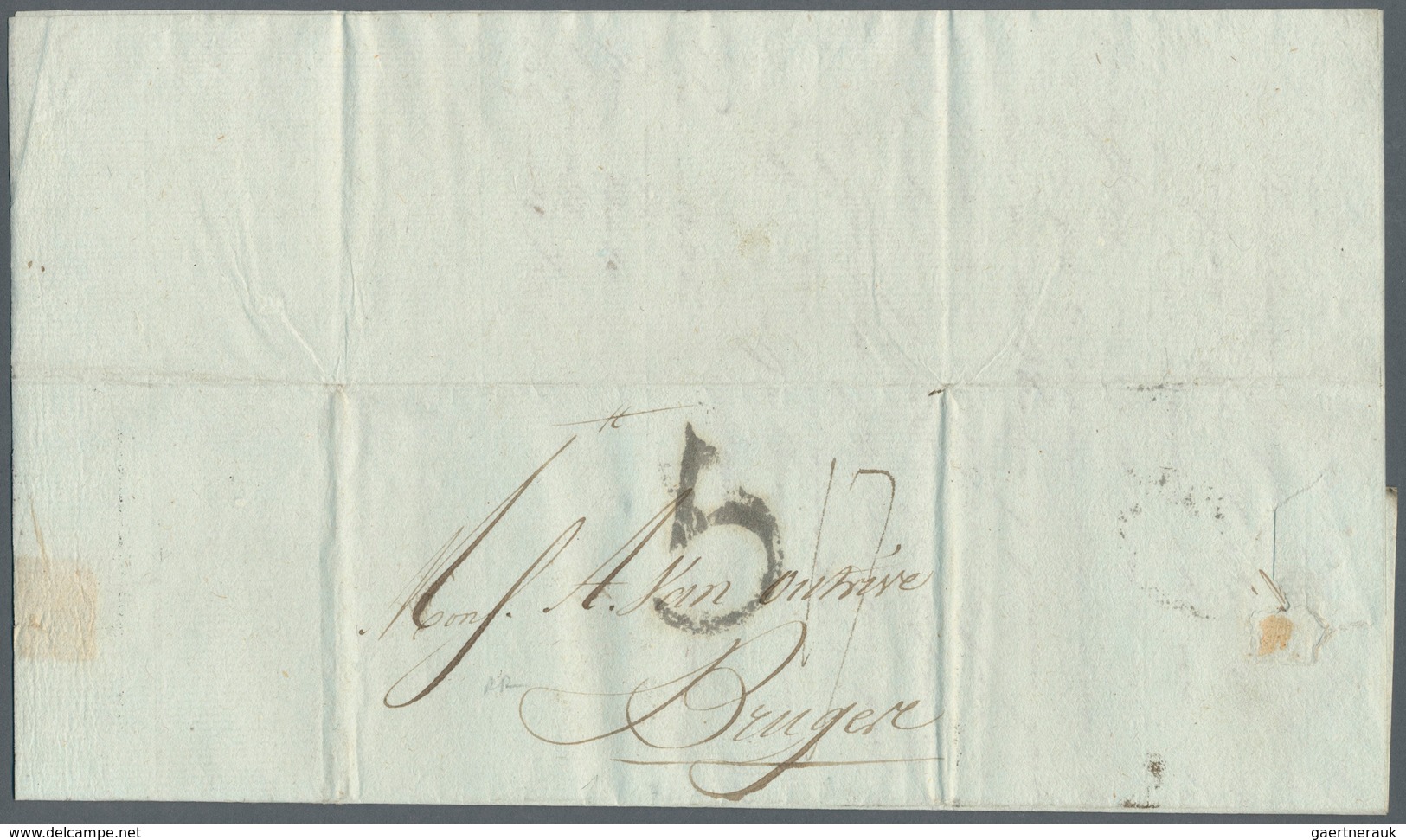 28548 Europa: 1769/1869, European Transit Mail, collection of apprx. 65 (mainly stampless) covers, showing