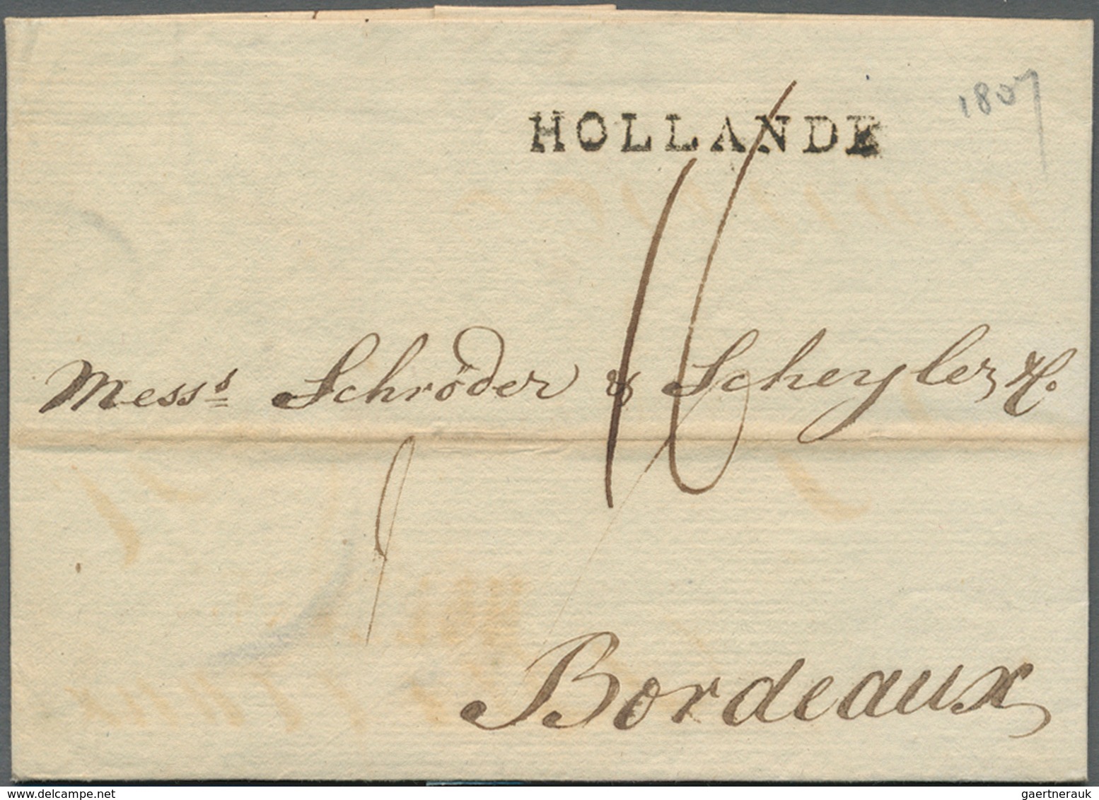 28549 Europa: 1800/1870, interesting lot of ca. 38 folded letters from BELGIUM (5), NETHERLAND (19), AUSTR