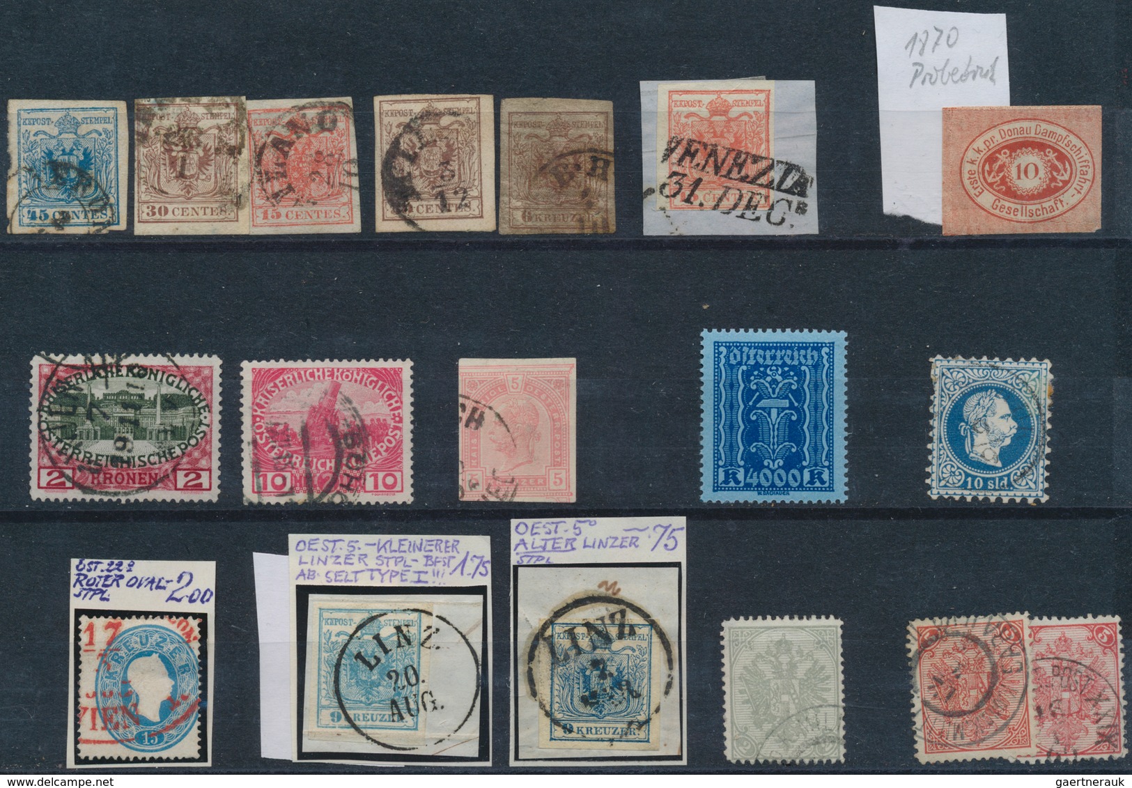 28557 Europa: 1850/1950 Ca., Austria, France And Others, Mixed Collection On 28 A5-stockcards With A Lot O - Autres - Europe