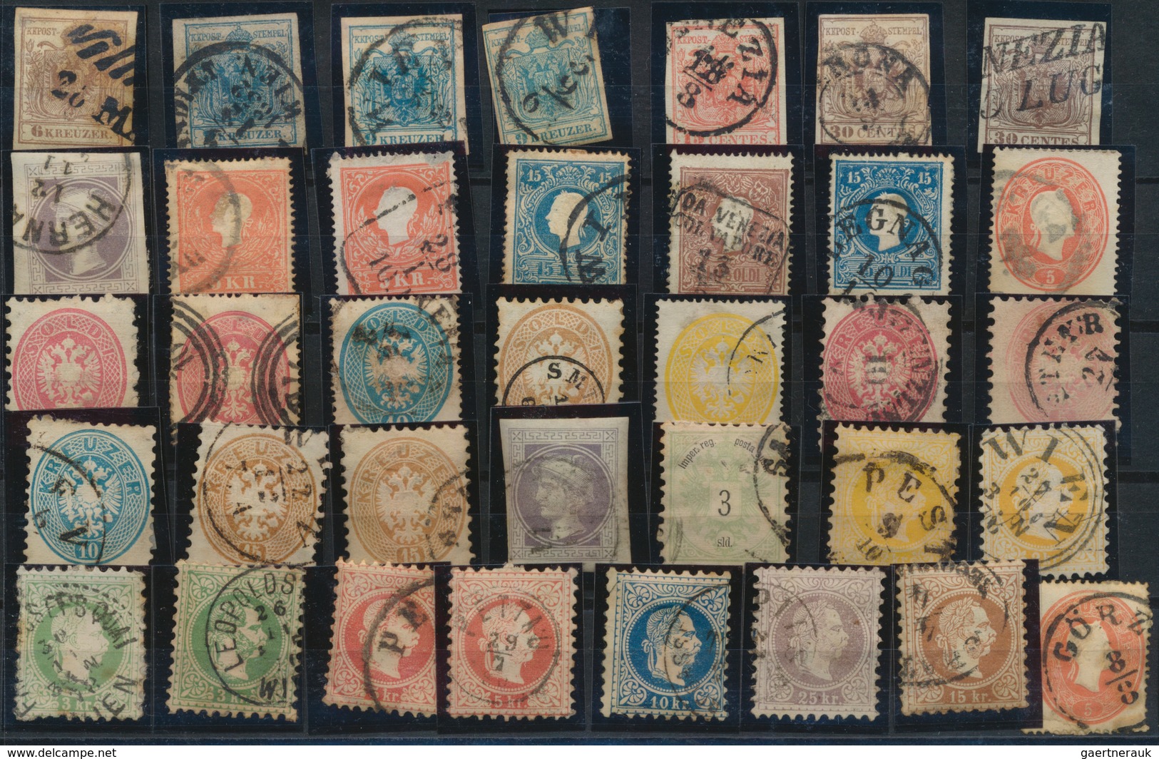 28557 Europa: 1850/1950 Ca., Austria, France And Others, Mixed Collection On 28 A5-stockcards With A Lot O - Autres - Europe