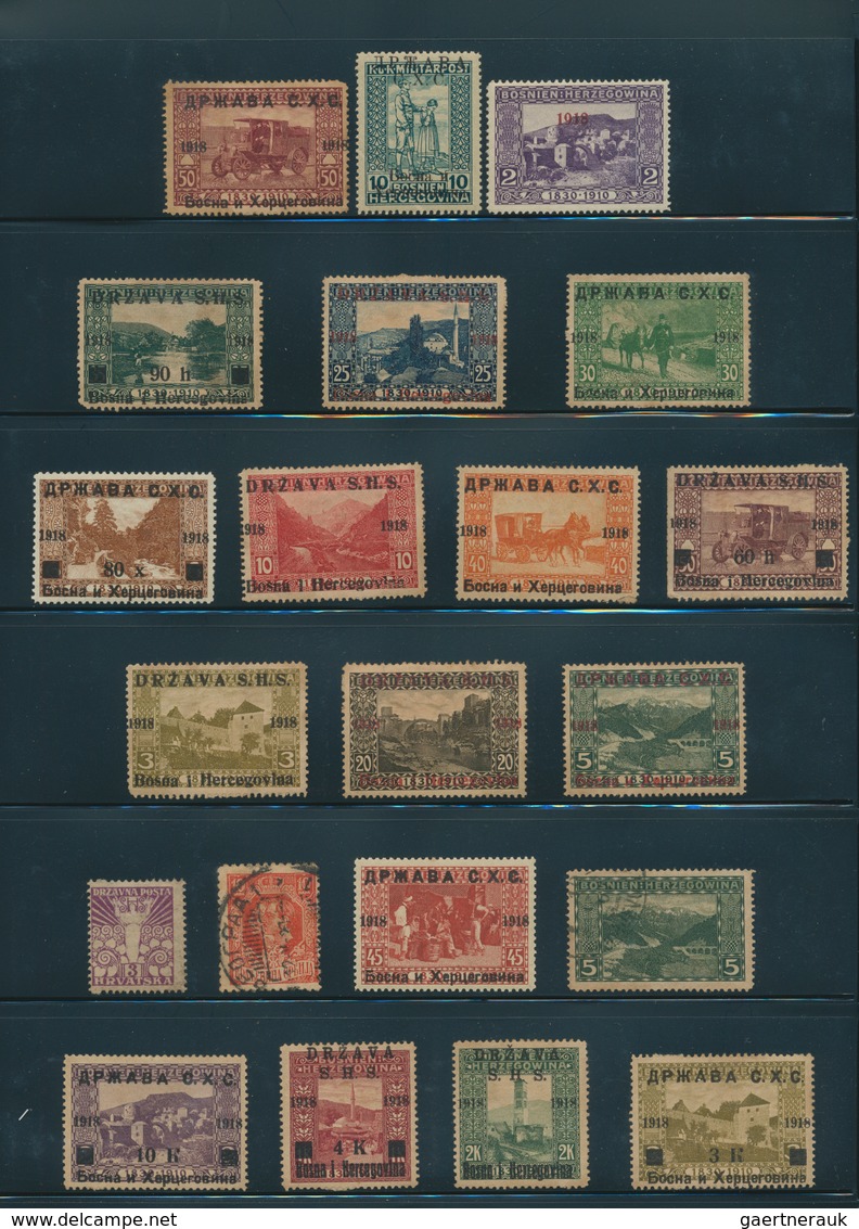 28562 Europa: 1860/1960 (ca.), Unused And Used Collection On Stocksheets, Comprising E.g. Quite Good Secti - Autres - Europe