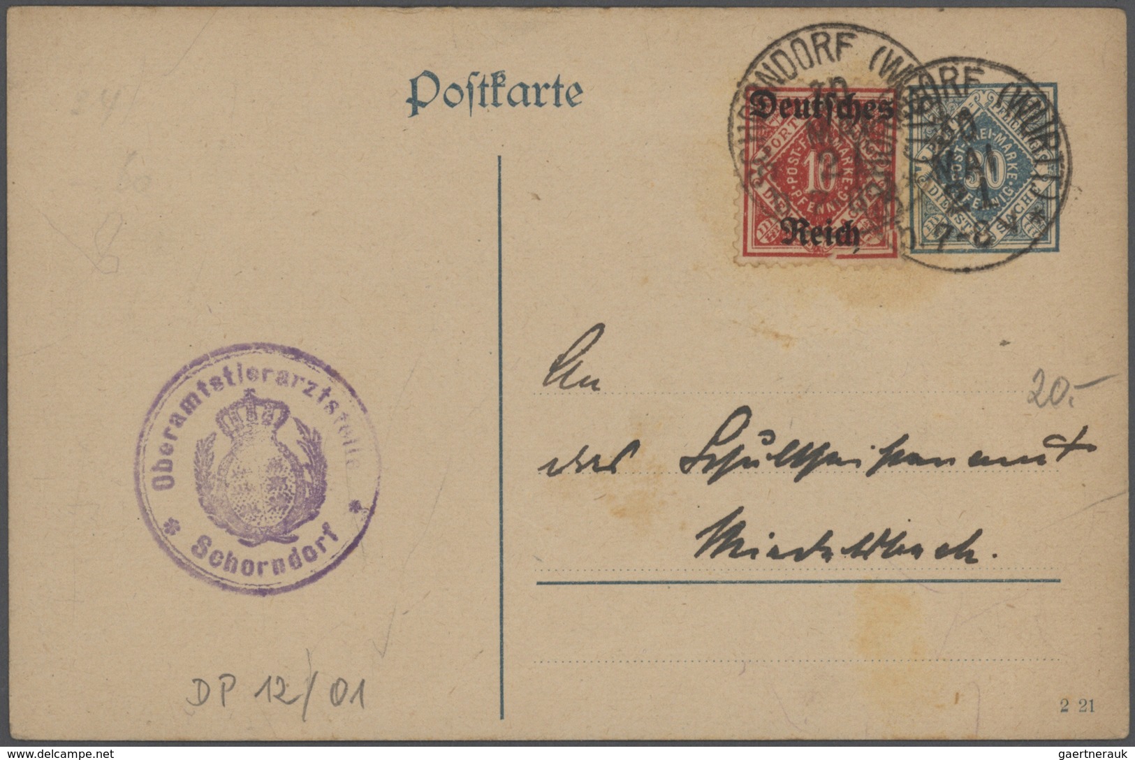 28568 Europa: 1870/1980, Collection Of Ca. 225 Mostly Unused Postal Stationery Cards And Covers In Two Alb - Autres - Europe