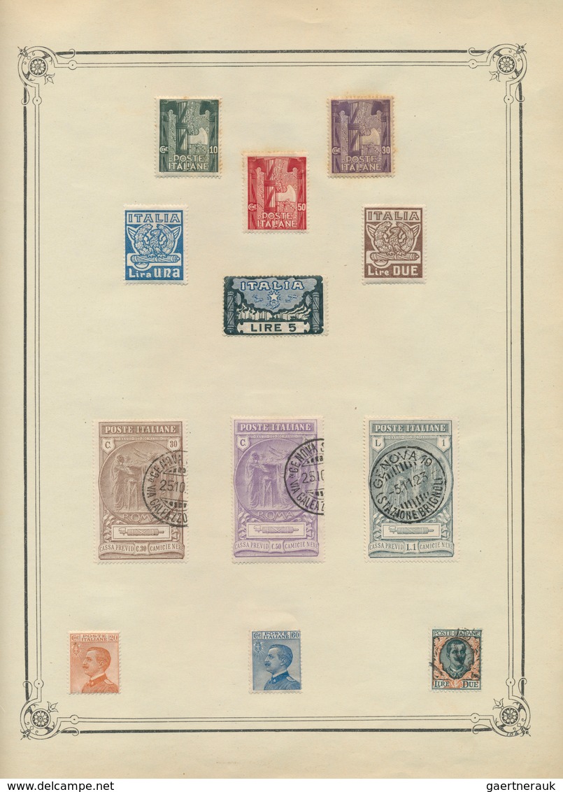 28579 Europa: 1880/1940 (ca.), Mint And Used Collection In A Binder Neatly Arranged On Pages, Comprising A - Autres - Europe