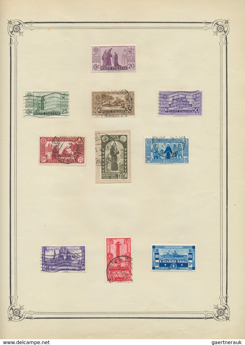 28579 Europa: 1880/1940 (ca.), mint and used collection in a binder neatly arranged on pages, comprising a