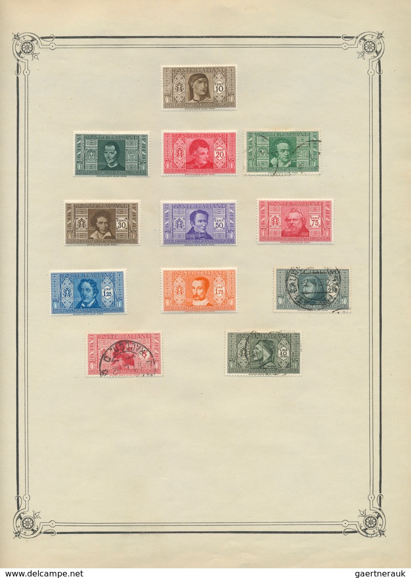 28579 Europa: 1880/1940 (ca.), mint and used collection in a binder neatly arranged on pages, comprising a