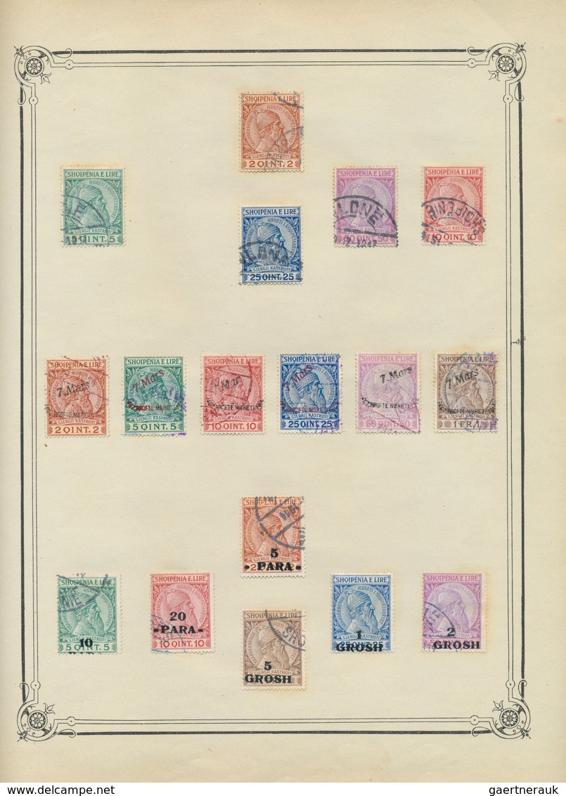 28579 Europa: 1880/1940 (ca.), mint and used collection in a binder neatly arranged on pages, comprising a