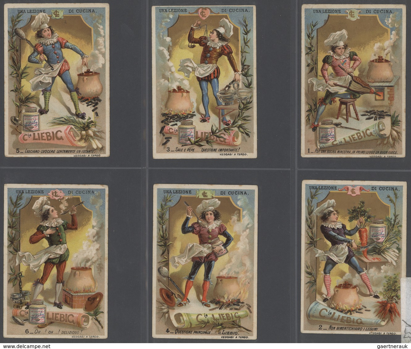 28580 Europa: 1880/1960 (ca.), Liebig trading cards, massive dealers stocks covering 95 albums and 39 boxe