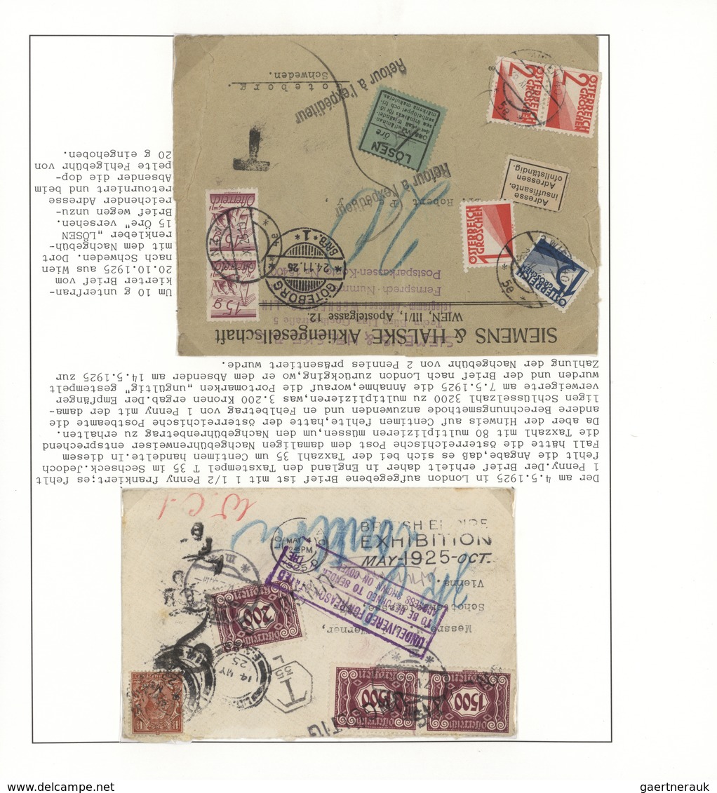 28590 Europa: 1920/1948, More Than 120 Different Items On Pages From All Over Europe, Great Britain, Franc - Autres - Europe