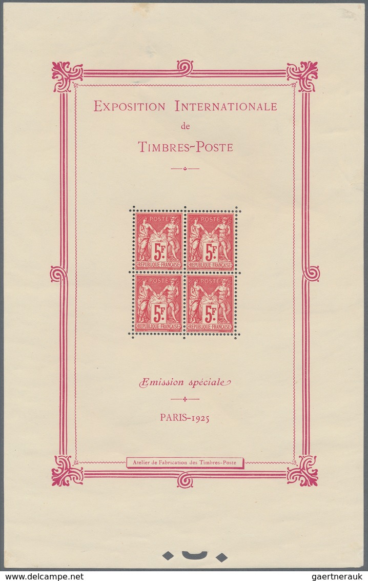 28592 Europa: 1925-1949, Blöcke Frankreich 1 Bis 4, Schweiz Bl. 9 Und Portugal Bl. 1 Und 2, Zum Teil Klein - Autres - Europe