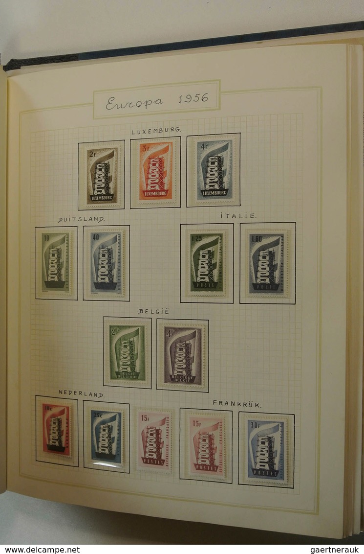 28598 Europa: 1956/72: Nice, Somewhat Specialised, MNH Collection United Europe 1956-1972 In Blanc Album. - Autres - Europe