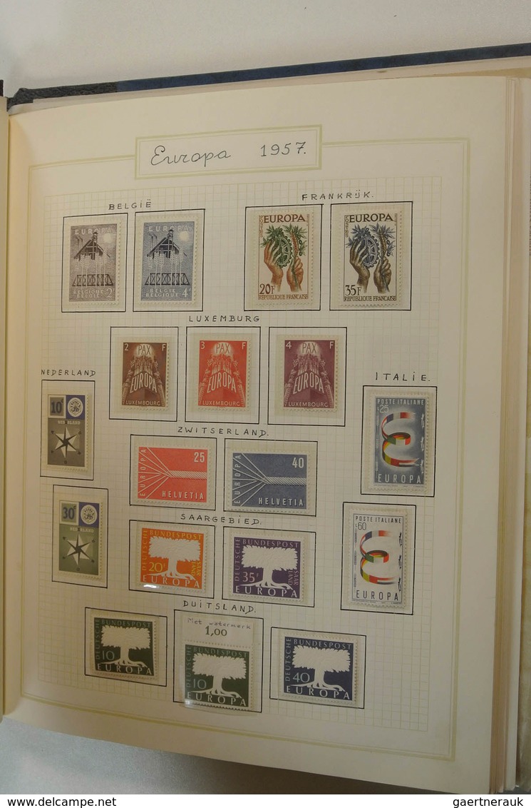 28598 Europa: 1956/72: Nice, Somewhat Specialised, MNH Collection United Europe 1956-1972 In Blanc Album. - Autres - Europe