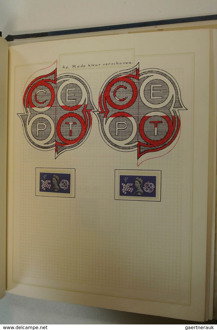 28598 Europa: 1956/72: Nice, Somewhat Specialised, MNH Collection United Europe 1956-1972 In Blanc Album. - Autres - Europe