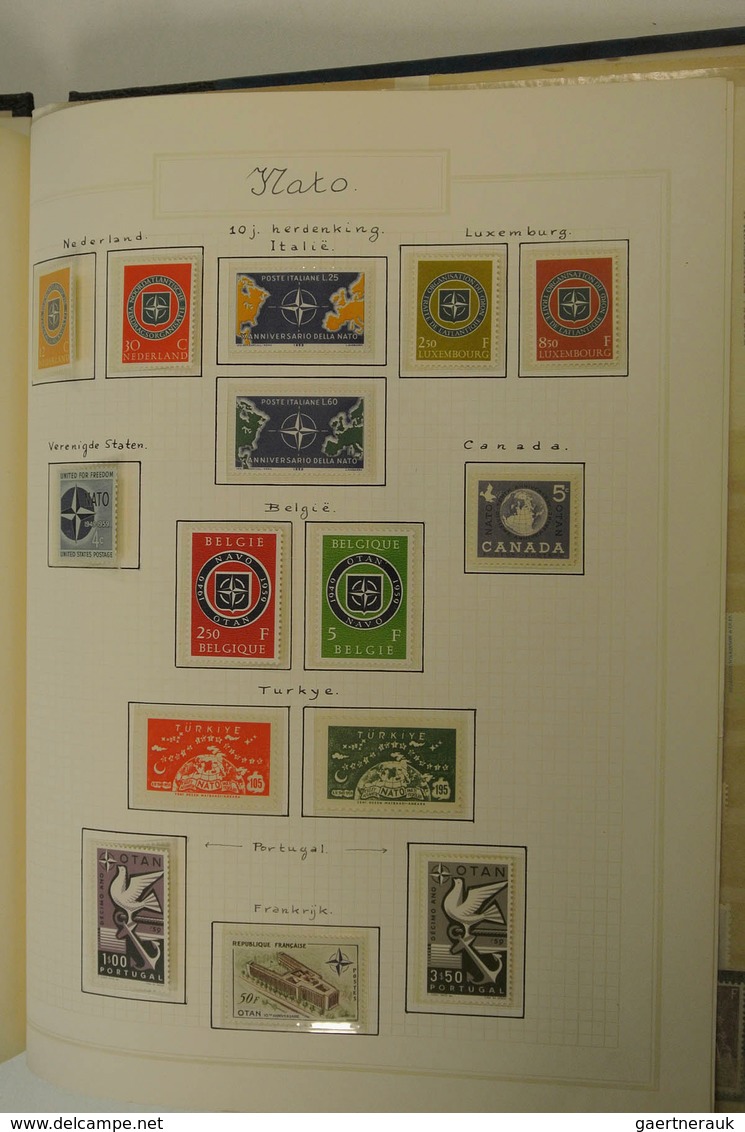 28598 Europa: 1956/72: Nice, somewhat specialised, MNH collection United Europe 1956-1972 in blanc album.