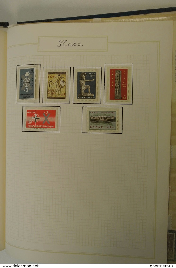 28598 Europa: 1956/72: Nice, somewhat specialised, MNH collection United Europe 1956-1972 in blanc album.