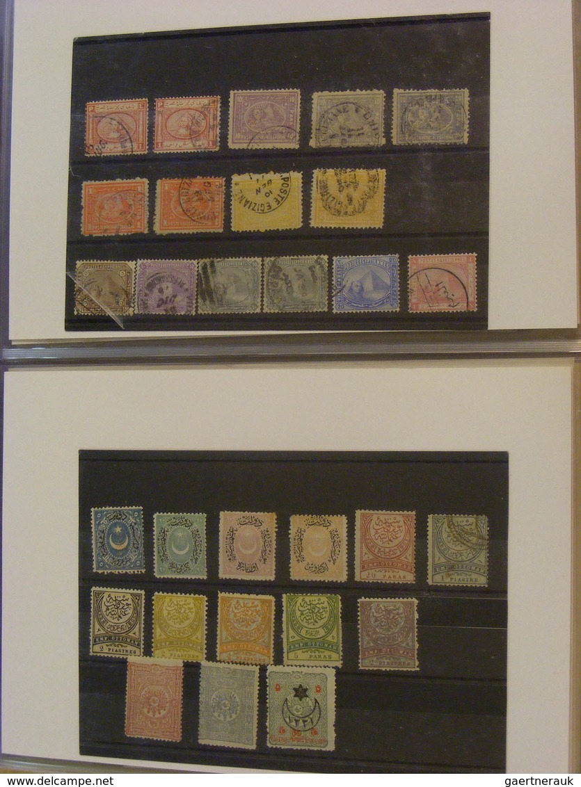 28615 Europa: Album with various MNH, mint hinged and used material of various, mostly European countries