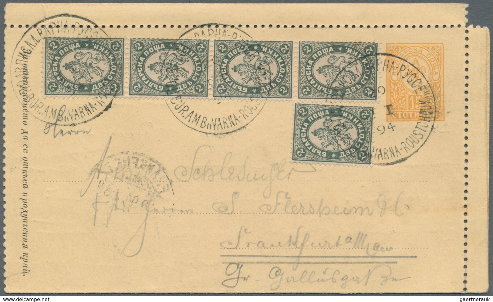 28621 Europa - Ost: 1870/1944: Attractive Lot Of 35 Envelopes, Picture Postcards And Postal Stationeries F - Andere-Europa