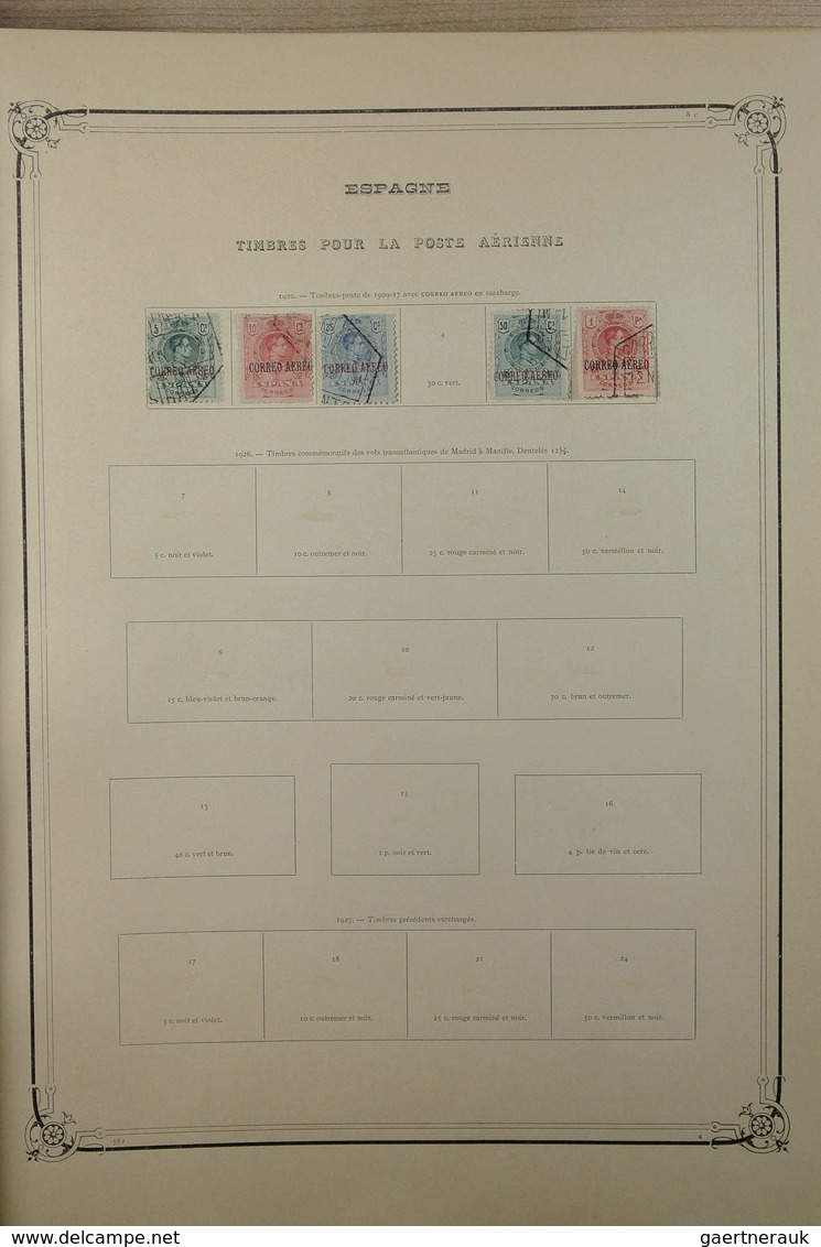 28628 Europa - West: ca. 1850-1935. Mostly used collection Western Europe 1850-1935 in 2 old large Yvert a