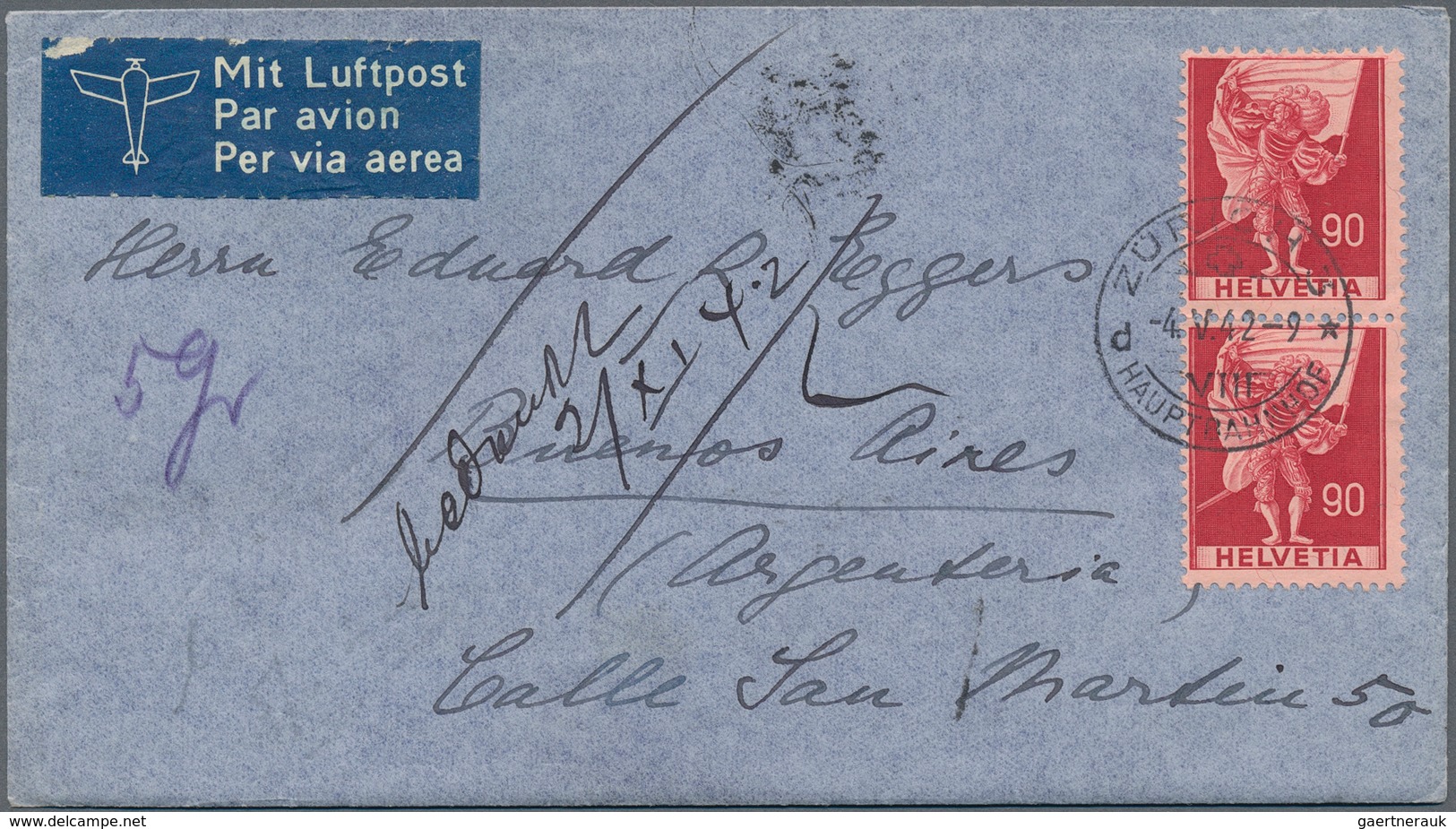 28629 Europa - West: 1890/1945, Lot Of Ca. 200 Covers, Cards And Postal Stationeries With Many Interesting - Autres - Europe
