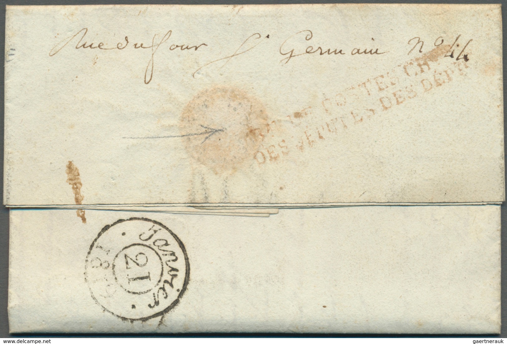 28631 Europa - West: 1893/1813, interessante Sammlung "Französische Armeepost" in Europa mit ca. 70 Briefe
