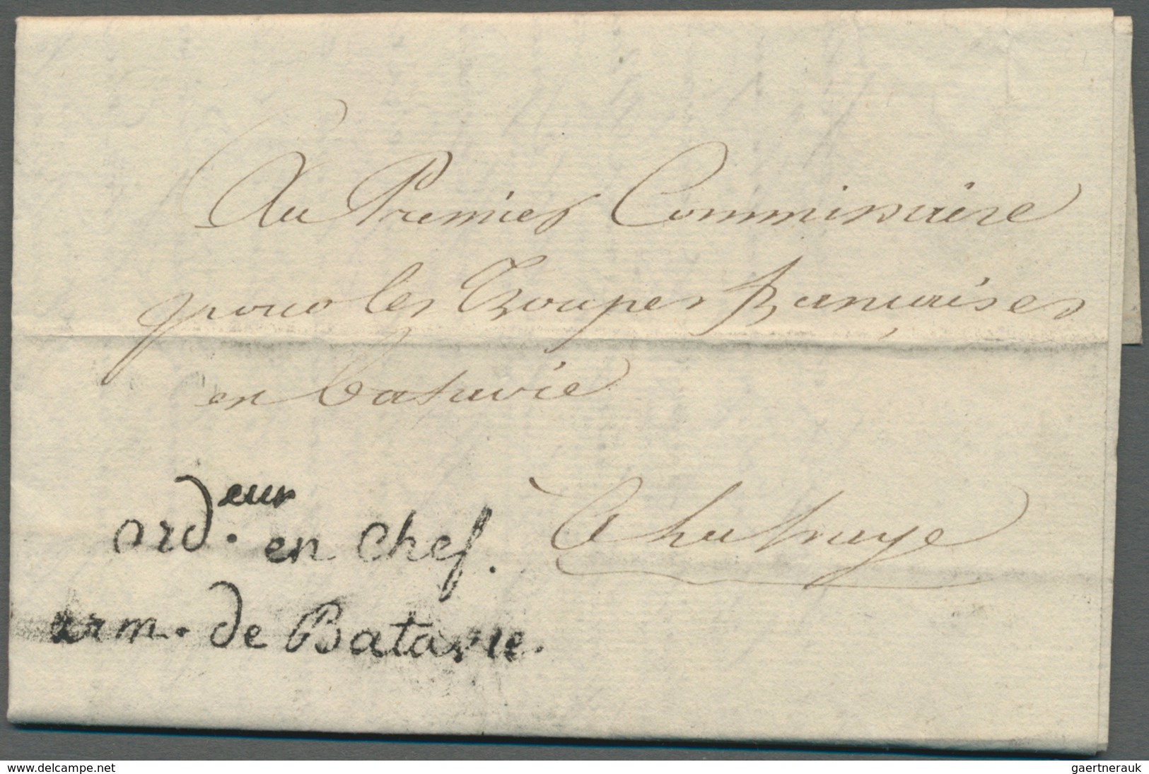 28631 Europa - West: 1893/1813, interessante Sammlung "Französische Armeepost" in Europa mit ca. 70 Briefe