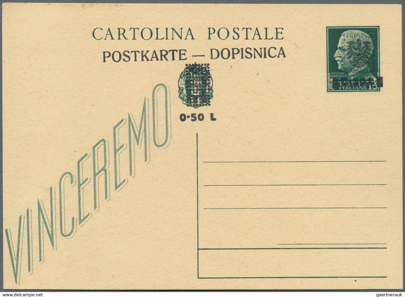 28634 Europa - West: 1940/45, Ca. 25 Briefe, Karten Und Ganzsachen Mit Schwerpunkt Italien Und Dt. Bes. II - Autres - Europe