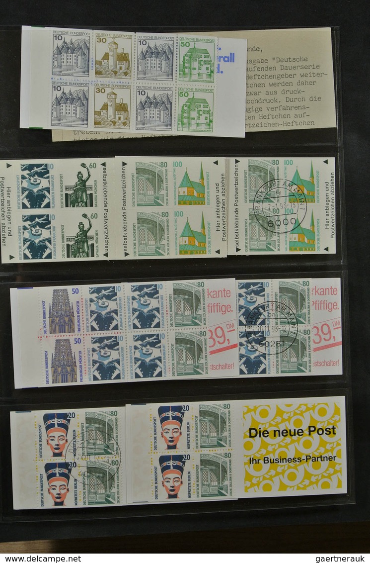 28636 Europa - West: Album with over 90 stampbooklets of various Western European countries, including som