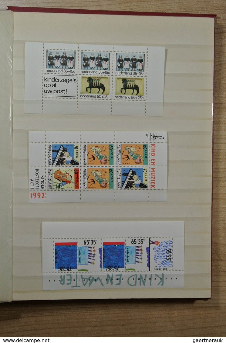 28638 Europa - West: Stockbook with MNH stamps of various countries, including much face value material of