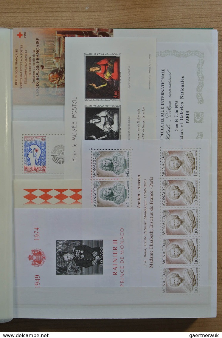28639 Europa - West: Stockbook With Mostly MNH Souvenir Sheets Of Various Western European Countries, Incl - Autres - Europe