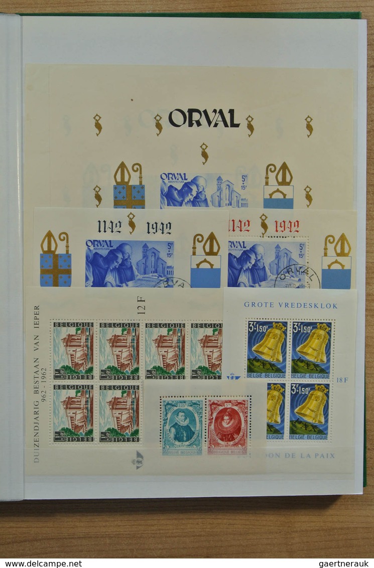 28639 Europa - West: Stockbook With Mostly MNH Souvenir Sheets Of Various Western European Countries, Incl - Autres - Europe